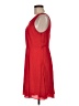 Express 100% Polyester Solid Red Casual Dress Size 8 - photo 5