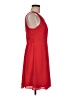 Express 100% Polyester Solid Red Casual Dress Size 8 - photo 4