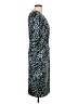 Anne Klein 100% Polyester Animal Print Teal Cocktail Dress Size 10 - photo 4