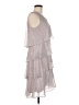 SLNY Gray Cocktail Dress Size 6 - photo 4