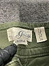 Guess Solid Green Khaki Shorts Size 24 waist - photo 3