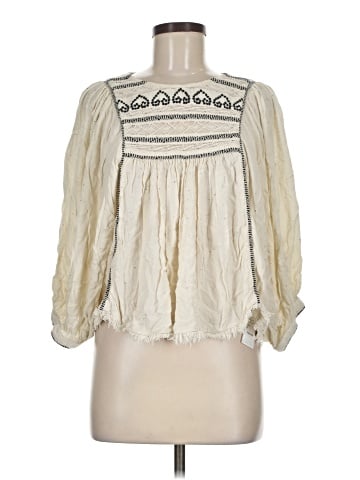 Free People 3/4 Sleeve Blouse (view 1)