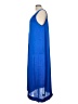 DKNY 100% Polyester Blue Casual Dress Size L - photo 5