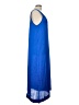 DKNY 100% Polyester Blue Casual Dress Size L - photo 4