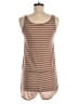 B. Split Stripes Brown Romper Size M - photo 2
