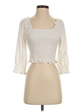 Free People 3/4 Sleeve Blouse