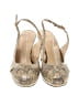 Stuart Weitzman Animal Print Gold Sandals Size 9 1/2 - photo 2
