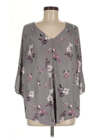 Torrid 3/4 Sleeve Blouse (view 1)
