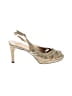Stuart Weitzman Animal Print Gold Sandals Size 9 1/2 - photo 1