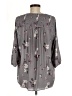 Torrid 100% Polyester Gray 3/4 Sleeve Blouse Size Med Plus (00) - photo 2