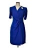 DKNY Blue Cocktail Dress Size 12 - photo 1
