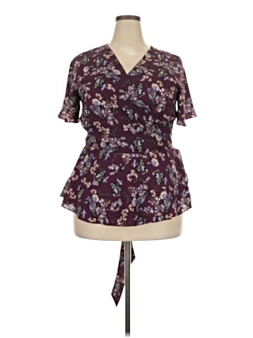 Ann Taylor LOFT Short Sleeve Blouse (view 1)