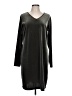 J.Jill Solid Black Casual Dress Size L - photo 1