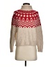 Old Navy Chevron-herringbone Red Pullover Sweater Size XS - photo 1