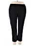 Alfred Dunner Solid Black Active Pants Size XL - photo 1