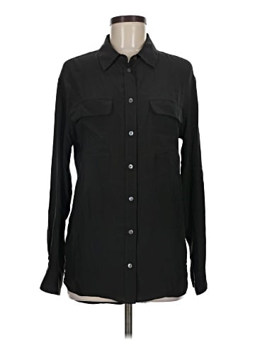 Equipment Long Sleeve Button-Down Shirt (view 1)
