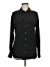 Equipment Black Long Sleeve Button-Down Shirt Size M - photo 1