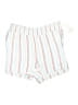 wonderly 100% Cotton Stripes White Shorts Size XL - photo 1