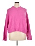 Gap Solid Pink Pullover Sweater Size L - photo 1