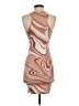 Almost Famous Graphic Brown Cocktail Dress Size S - photo 2