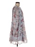 Sunday Best 100% Polyester Floral Gray Cocktail Dress Size M - photo 4
