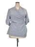 Universal Standard 100% Polyester Gray 3/4 Sleeve Top Size 18 (M) - photo 1