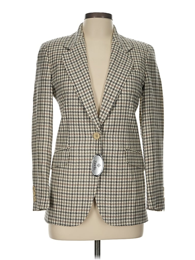 Pre-owned Zanella Blazer Jacket In Gray