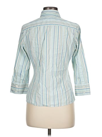 Banana Republic Factory Store 3/4 Sleeve Button-Down Shirt (view 2)