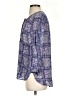 Akemi + Kin 100% Viscose Blue 3/4 Sleeve Blouse Size S - photo 5