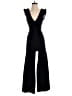 Almost Famous Solid Black Jumpsuit Size S - photo 1