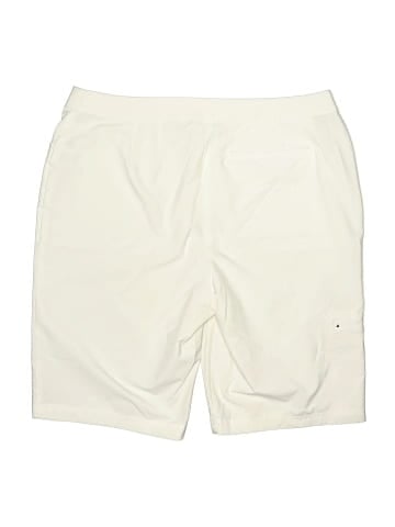 Weekends by Chico's Khaki Shorts (view 2)