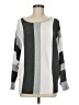 Cyrus Stripes Gray Pullover Sweater Size M - photo 1