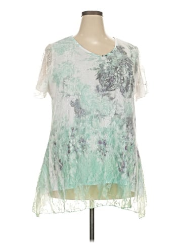 Brittany Black Short Sleeve Blouse (view 1)