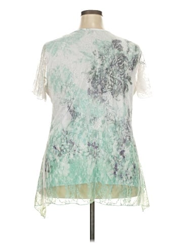 Brittany Black Short Sleeve Blouse (view 2)