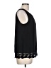 Naked Zebra 100% Polyester Black Sleeveless Blouse Size L - photo 4