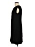 Chico's Solid Black Casual Dress Size Med (1) - photo 5