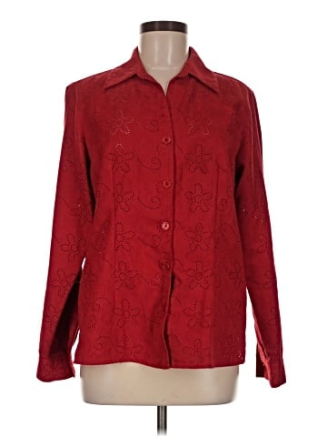 Sag Harbor Long Sleeve Blouse (view 1)