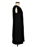 Chico's Solid Black Casual Dress Size Med (1) - photo 4