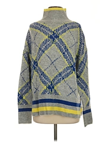 Aqua Pullover Sweater (view 1)
