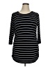 Jessica Simpson Black 3/4 Sleeve Top Size XL - photo 1