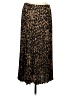 Halogen 100% Polyester Animal Print Brown Casual Skirt Size M - photo 2