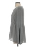 Ann Taylor LOFT 100% Polyester Gray Long Sleeve Blouse Size XS - photo 5