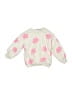 Zara Floral Ivory Pullover Sweater Size 2 - 3 - photo 1