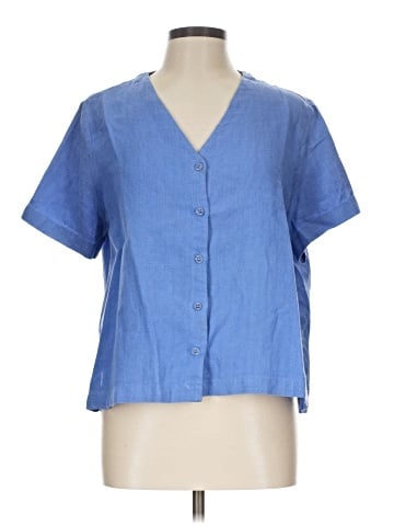 Eileen Fisher Short Sleeve Blouse (view 1)