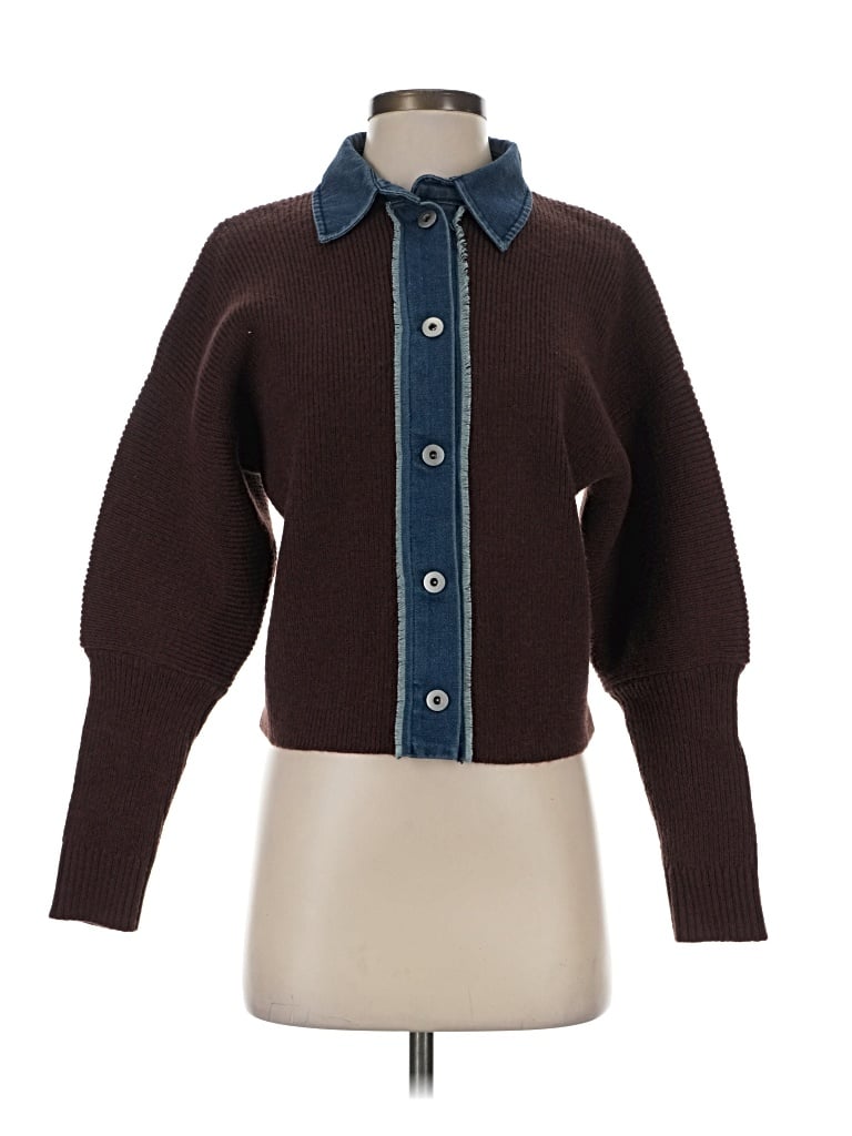 Pre-owned Commense Cardigan Sweater In Brown