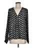 Aqua Black Long Sleeve Blouse Size M - photo 1