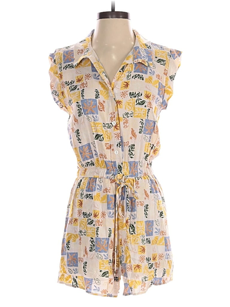 Pre-owned Gilli Romper In Yellow