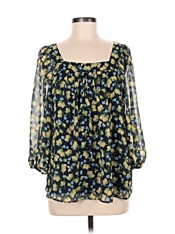 LC Lauren Conrad 3/4 Sleeve Blouse (view 1)
