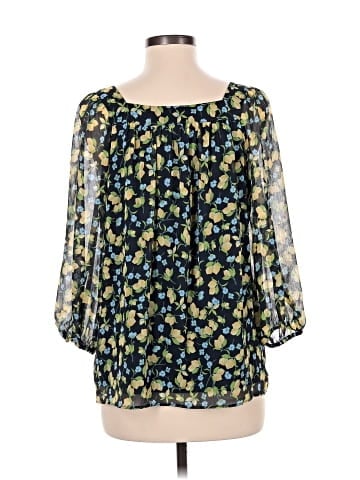 LC Lauren Conrad 3/4 Sleeve Blouse (view 2)