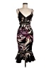 Boohoo Graphic Black Cocktail Dress Size 6 - photo 1